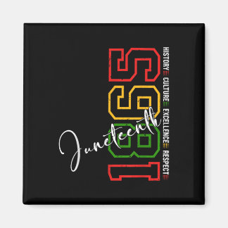 Juneteenth Shirts Women Men African American Junet Magnet
