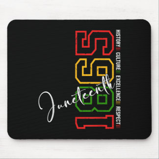 Juneteenth Shirts Women Men African American Junet Mouse Mat