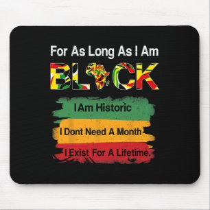 Juneteenth Shirts Women Men African Map Kente Clot Mouse Mat