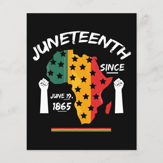 Juneteenth Since June 19th 1865 T-shirt Free Ish (Front)