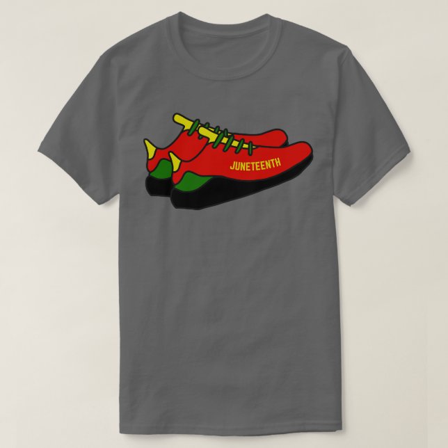 Juneteenth Sneakers Tennis Shoes (Design Front)