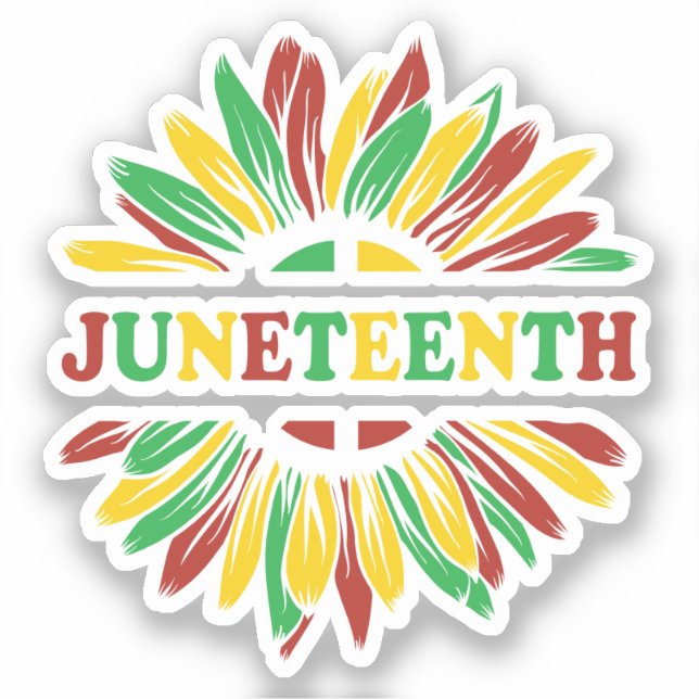 Juneteenth | Sunflower | Red Black Green (Front)