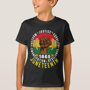 Juneteenth Tee For Men Black Freedom Celebration J