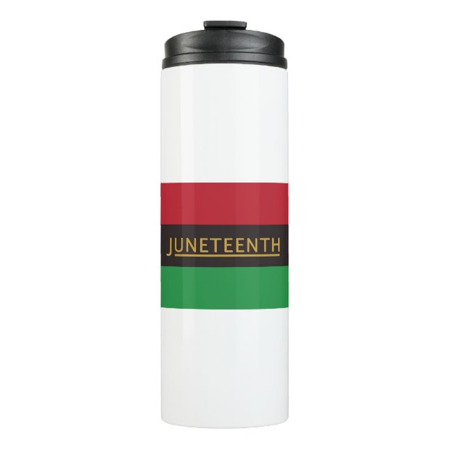 juneteenth thermal tumbler (Front)