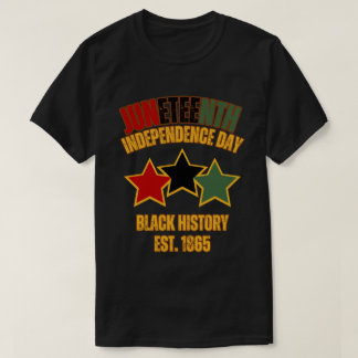 Juneteenth Three Stars T-Shirt