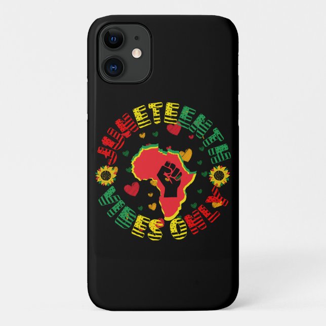 Juneteenth Vibes Only Celebrate Freedom! Case-Mate iPhone Case (Back)