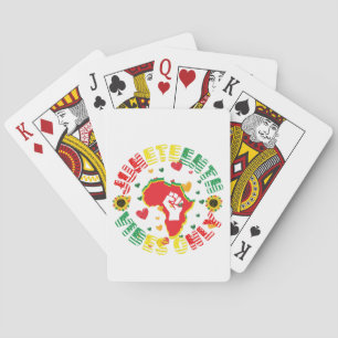 Juneteenth Vibes Only Celebrate Freedom! Playing Cards