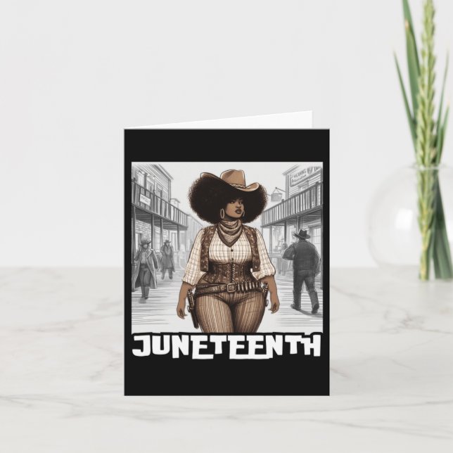 Juneteenth Wild West  Card (Front)