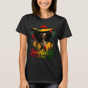 Juneteenth Women Celebrate Black Freedom History M T-Shirt