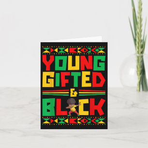 Juneteenth Young Black Boy African American Histor Card