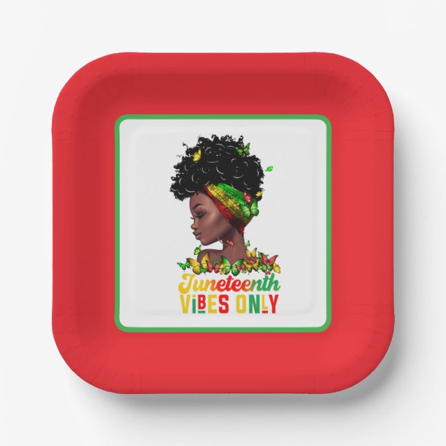 Junettenth Paper Plate (Front)