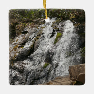 Juney Whank Falls at Smoky Mountains Ceramic Ornament