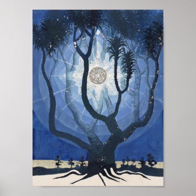 Jung Tree of Life Illustration Poster (Front)