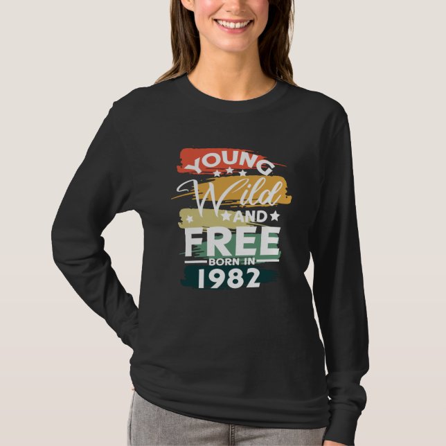 Jung Wild Free Born 1982 T-Shirt (Front)