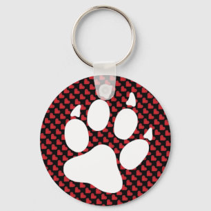 junger träumender Wolf Schlüsselanhänger Key Ring