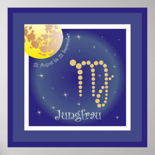 Jungfrau 23 August to 23 September Poster