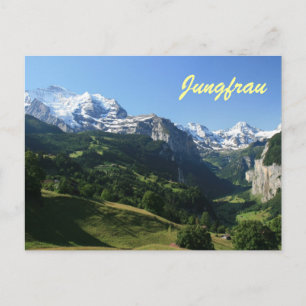 Jungfrau Valley Postcard