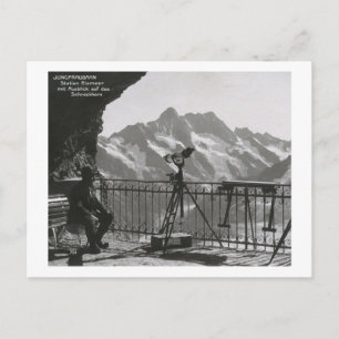 Jungfraubahn, Station Eismeer, Switzerland Vintage Postcard