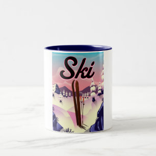 Jungfraujoch, Jungfraujoch Bernese Alps Two-Tone Coffee Mug