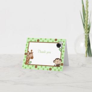 Jungle Adventure Any Occasion Folded Note Card