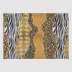 Jungle Agate Luxe Animal Texture Pattern Tissue Paper