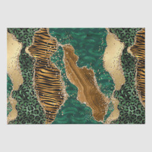 Jungle Agate Wild Luxe Animal Pattern Tissue Paper