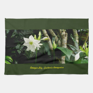 Jungle Amazon Lily - Eucharis Amazonica Tea Towel