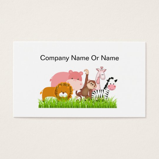 Jungle Animal Business Cards