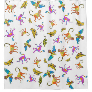 Jungle animal Patterns Shower Curtain