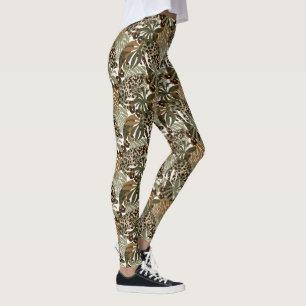 Jungle Animal Print Women's Leggings
