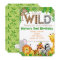 Jungle Animal Safari Birthday Invitation