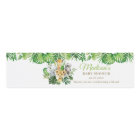 Jungle Animal Safari Greenery Baby Shower Drink