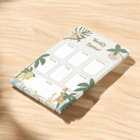 Jungle Animal Weekly Planner