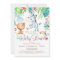 Jungle Animals Baby Shower Invitation, Boy or Girl