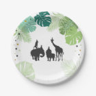 Jungle animals birthday Paper Plates Safari Zoo