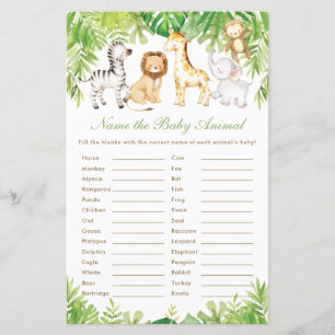 Jungle Animals Leafy Baby Predictions and Advice