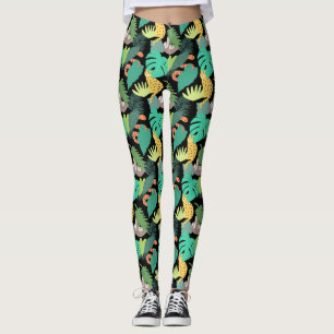 Jungle animals leggings