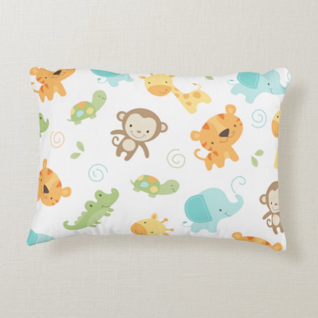 Jungle Babies Decorative Cushion (Back)