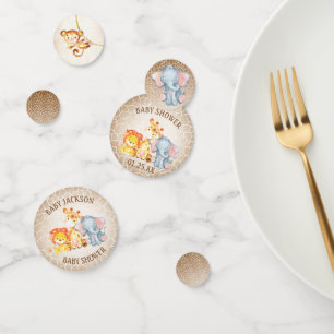 Jungle Baby Shower Elephant Confetti Decoration