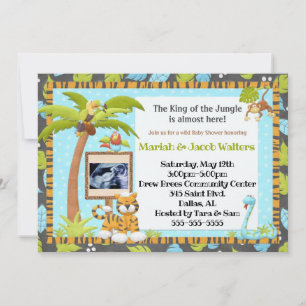 Jungle Baby Shower Invitation
