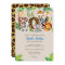 Jungle Baby Shower Invitation - Boy Baby Shower