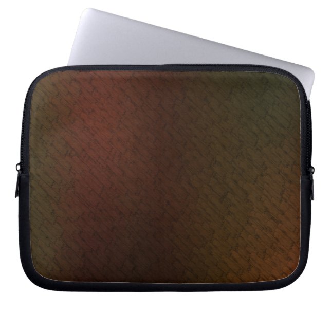 Jungle Bark Camo Laptop Sleeve (Front)