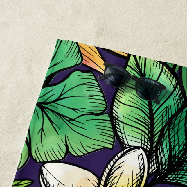 Jungle Beach Towel (In Situ)