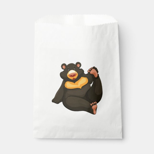 Jungle Bear Favour Bags (Front)