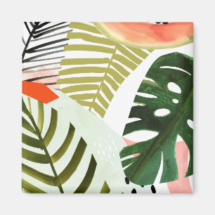 Jungle Beat Tropical Greenery Magnet