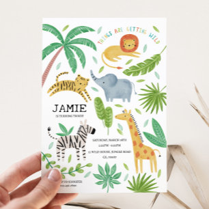 Jungle Birthday Party Invitation