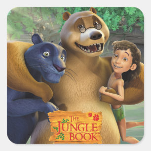 Jungle Book Group Shot 1 Square Sticker