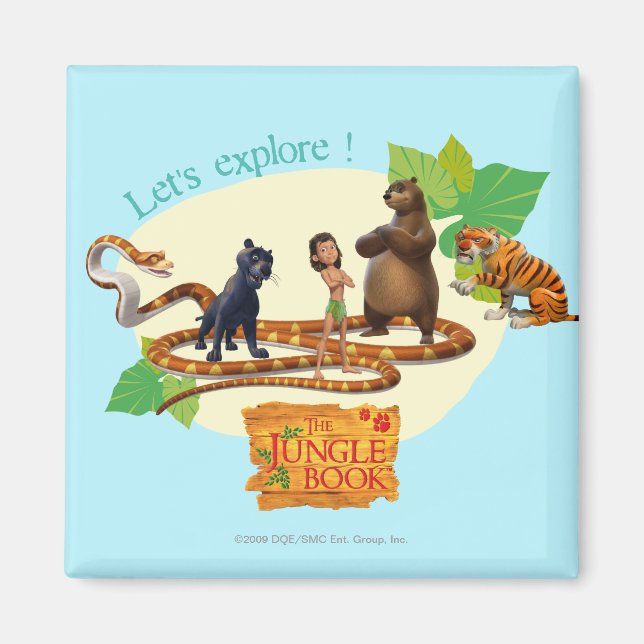 Jungle Book Group Shot 4 Magnet (Front)
