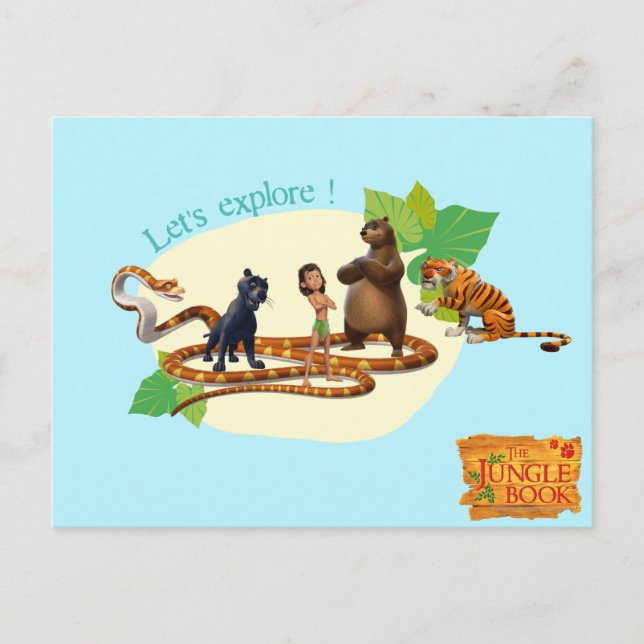 Jungle Book Group Shot 4 Postcard (Front)