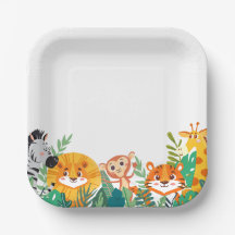 Jungle Boys Paper Plate
